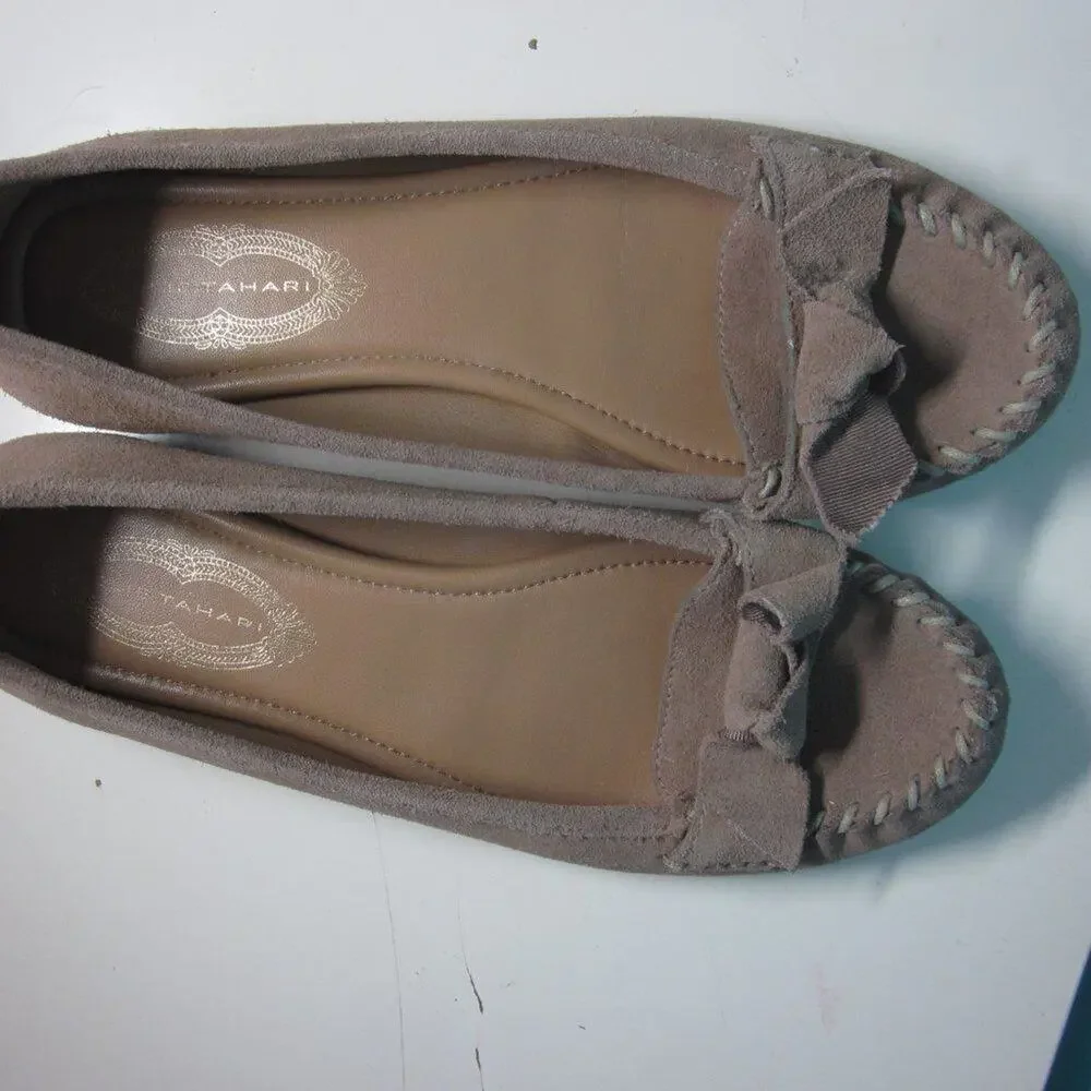 Elie Tahari suede flats